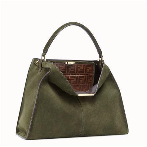 fendi suede peekaboo|fendi peekaboo satchel.